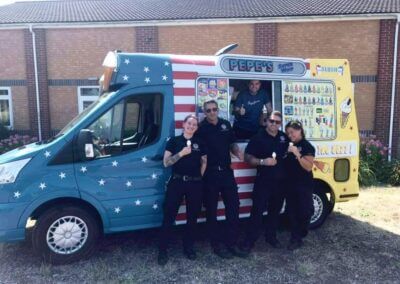 Ice Cream Van Corporate Event Hire Pepe Super Whip